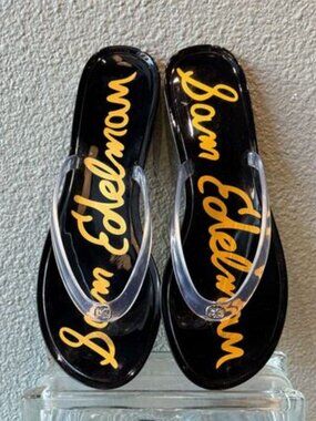 Sam Edelman Dean Clear Jelly Sandals